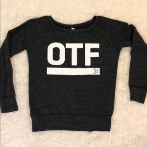 Orangetheory fitness scoop neck sweatshirt